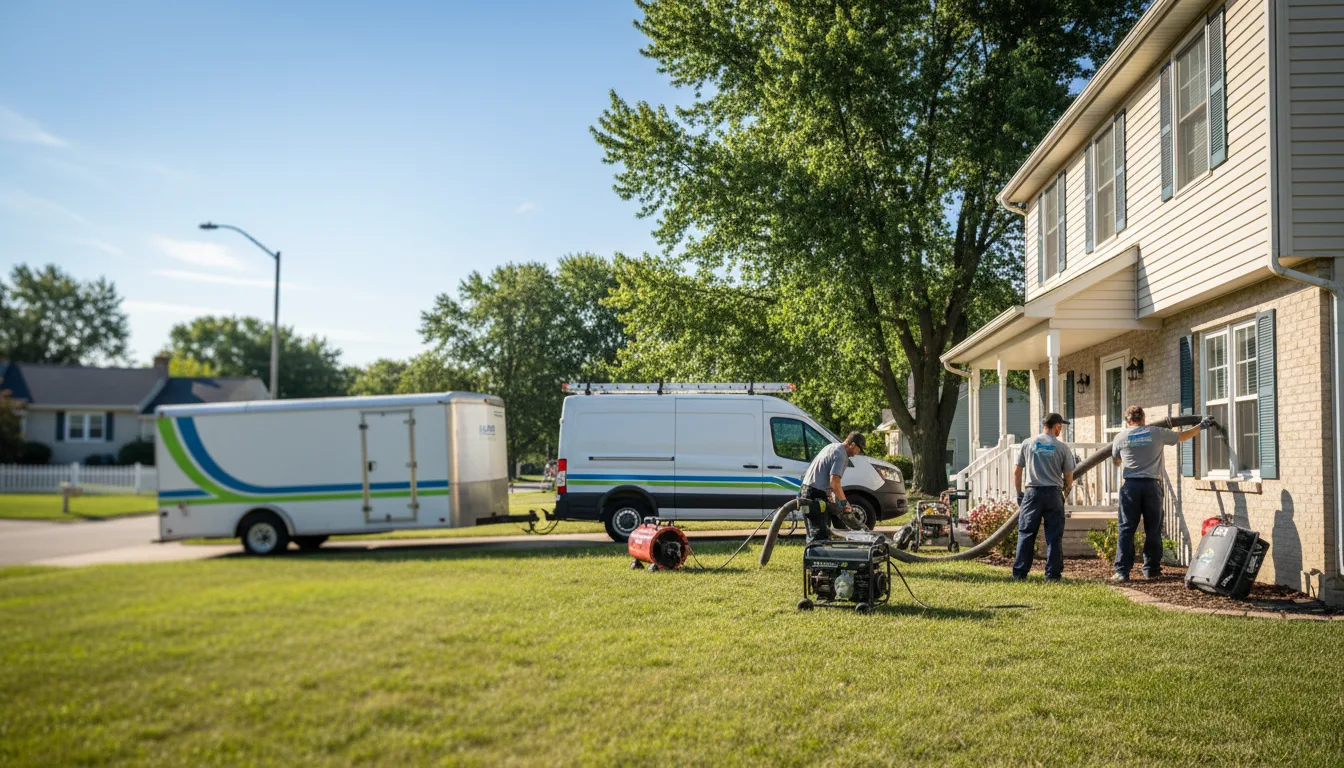 Flooded Basement Restoration And Cleanup With Repair in Dollar Bay, MI near me